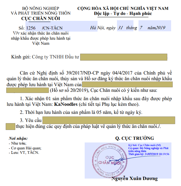 Thủ Tục Nhập Khẩu Thức Ăn Cho Chó Mèo